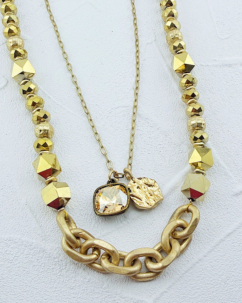 Kamille Chunky Gold Layer Necklace