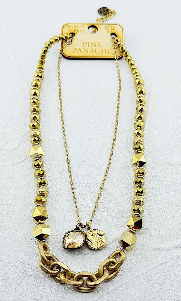 Kamille Chunky Gold Layer Necklace