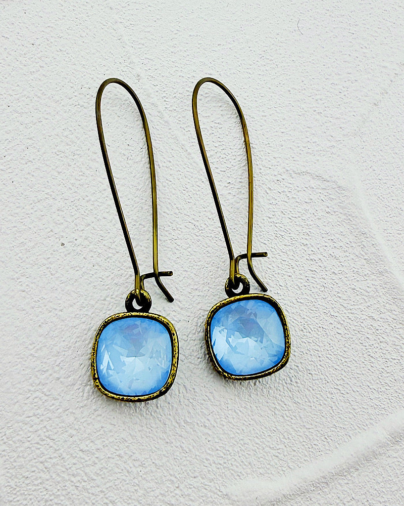 Kamille Periwinkle Drop Earrings