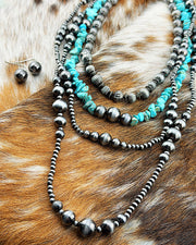Turquoise Trail Necklace Set
