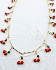 Cherry On Top Charm Necklace