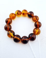 Amber Beaded Bracelet