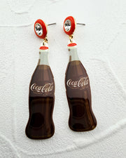 Coca Cola Bottle Earrings