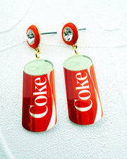 Coke Can Earrings