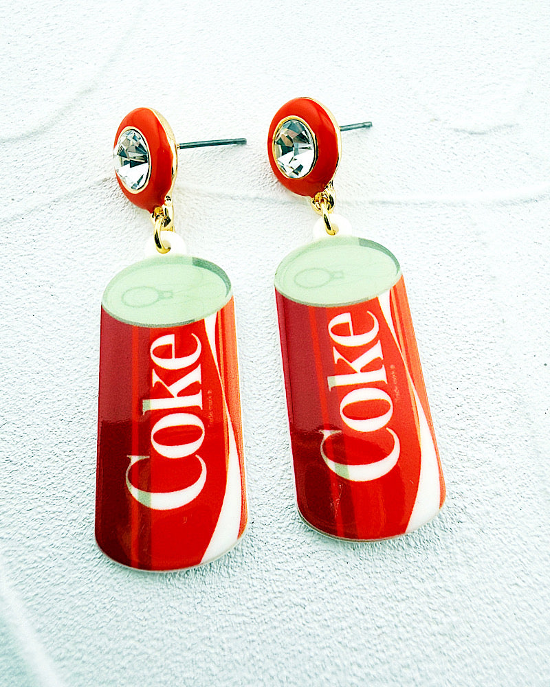 Coke Can Earrings