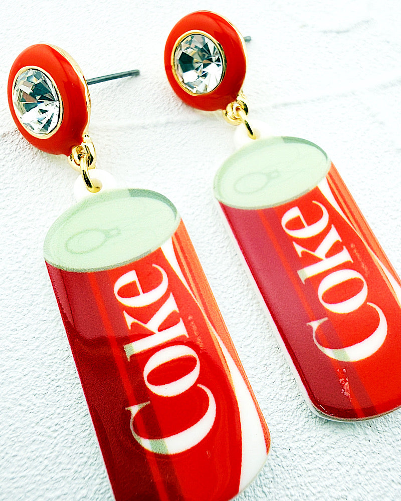 Coke Can Earrings