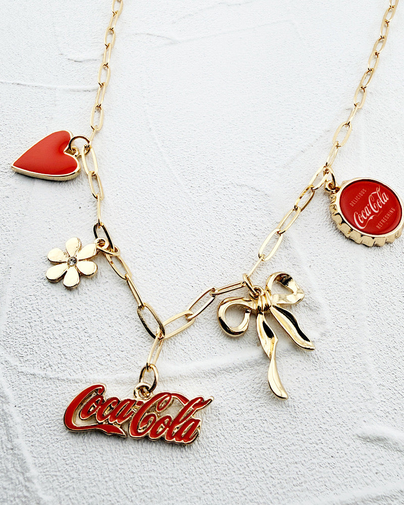 Coca Cola Charm Necklace