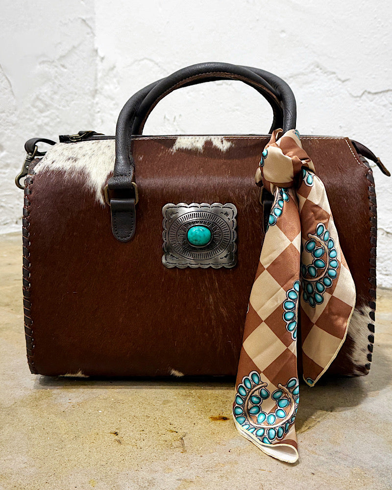 Cheyenne Cowhide Speedy Bag