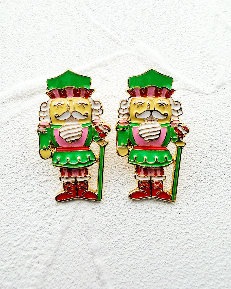 Very Merry Green Studs