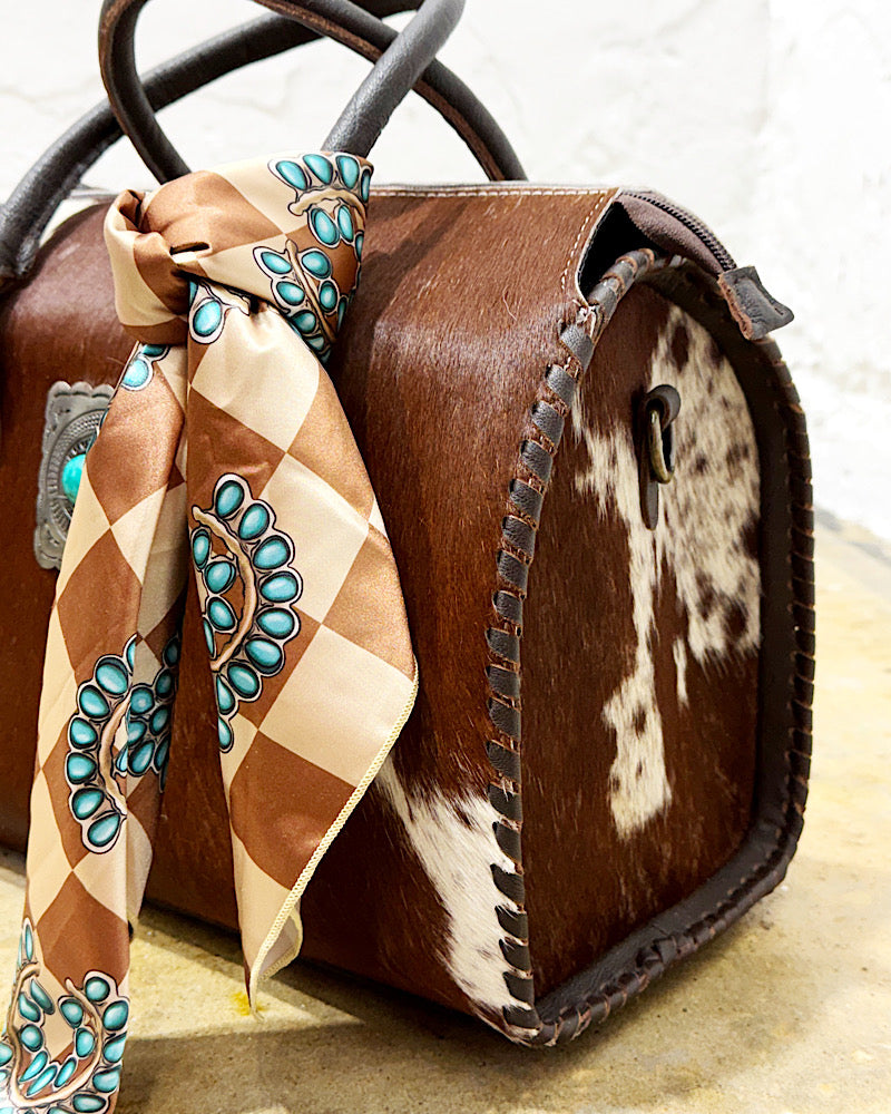 Cheyenne Cowhide Speedy Bag