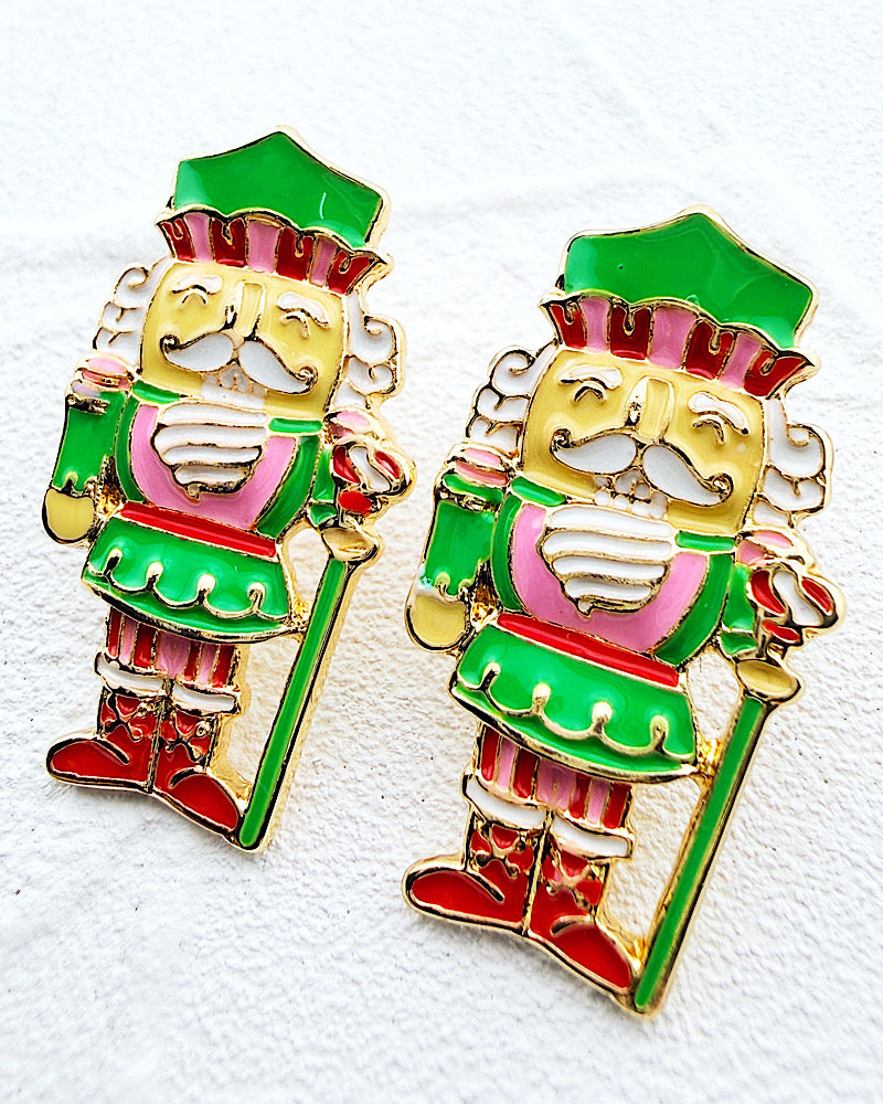 Very Merry Green Studs