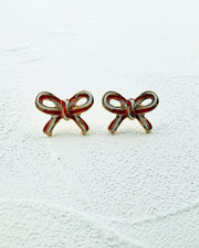 Be Merry Bow Studs