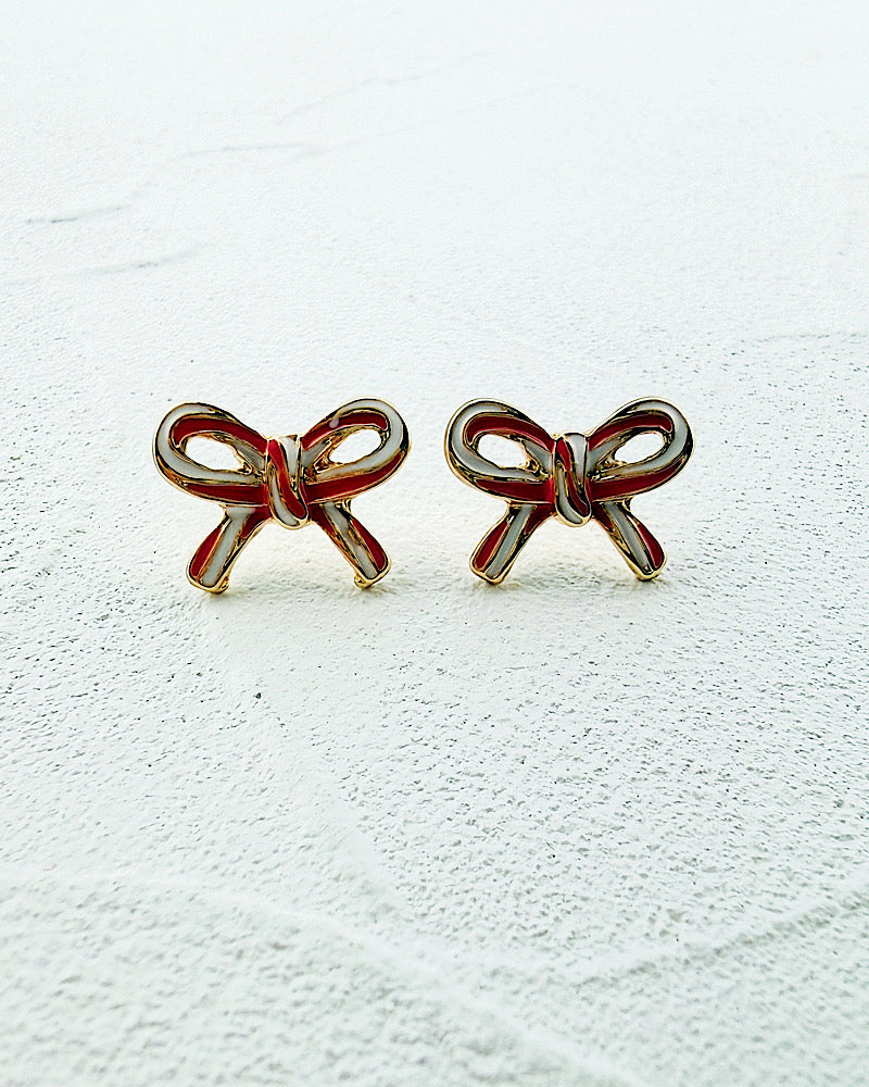 Be Merry Bow Studs