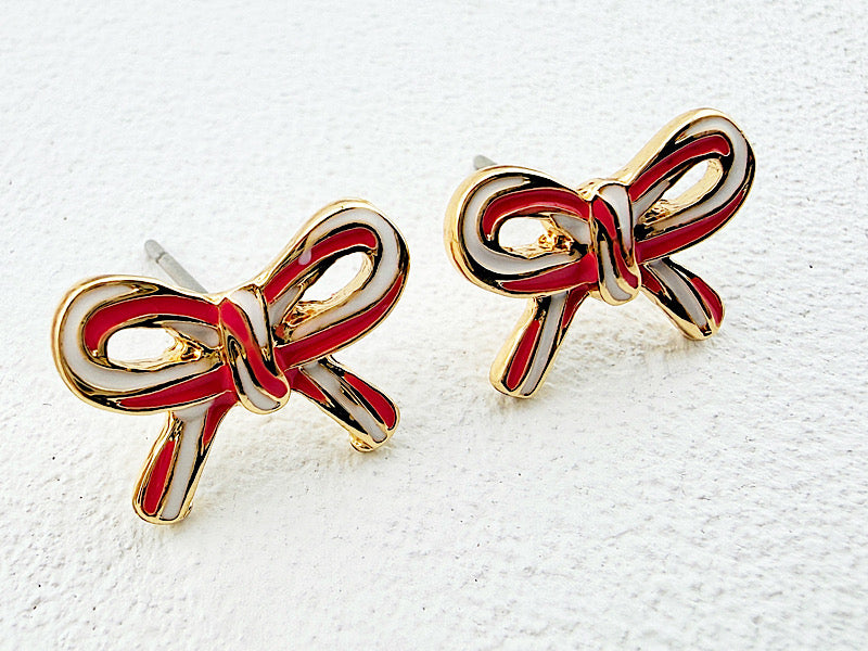 Be Merry Bow Studs
