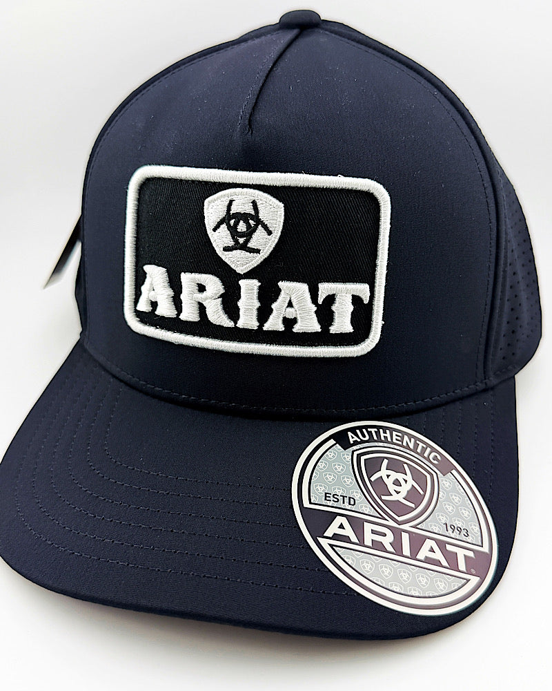Ariat Black Embroidered Patch Cap