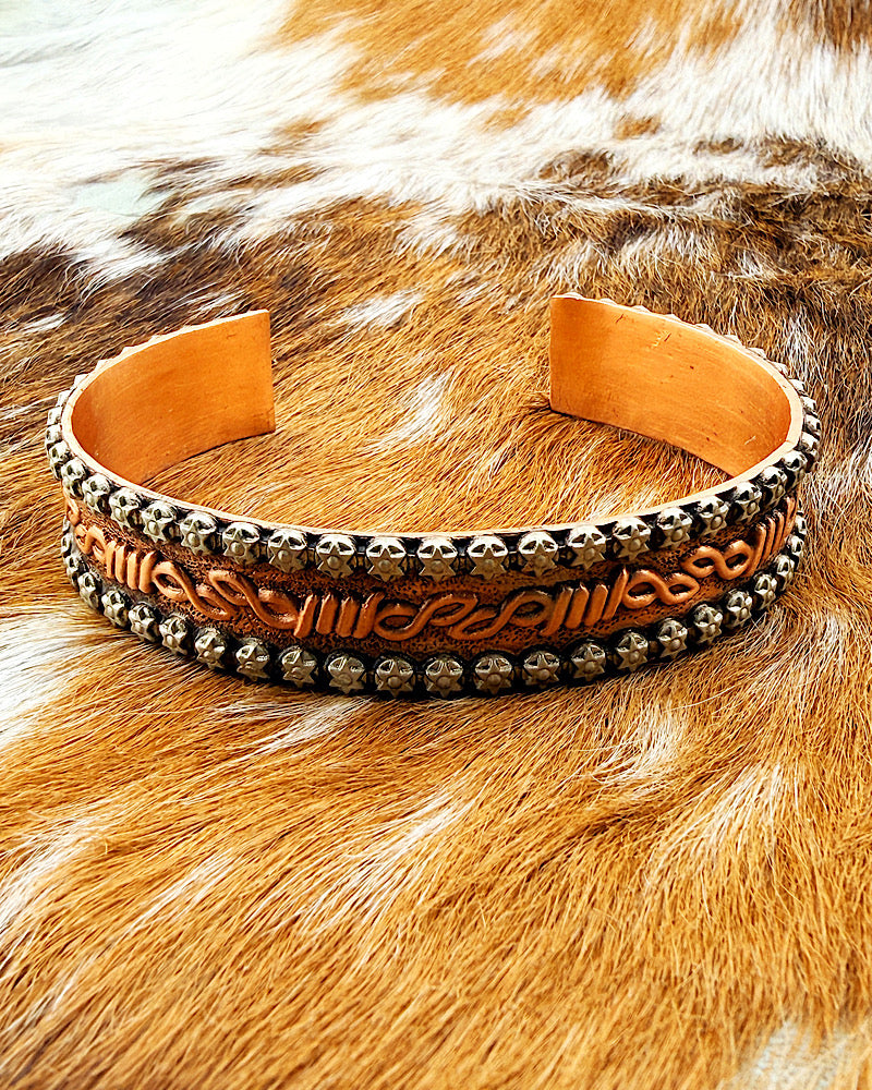 Barbed Wire Cuff Bracelet