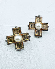 Farrah Cross Earrings