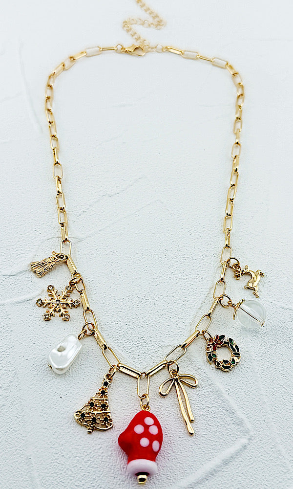 Holiday Happiness Charm Necklace