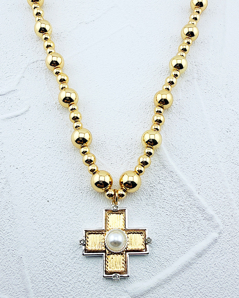 Amelia Cross Necklace