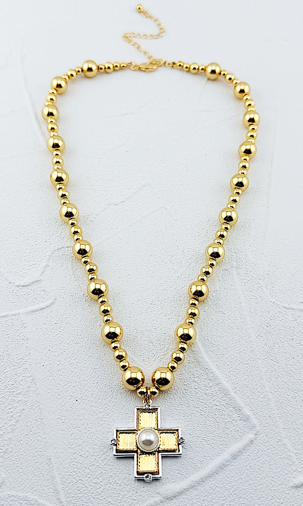 Amelia Cross Necklace