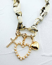Collins Ivory Scarf Necklace