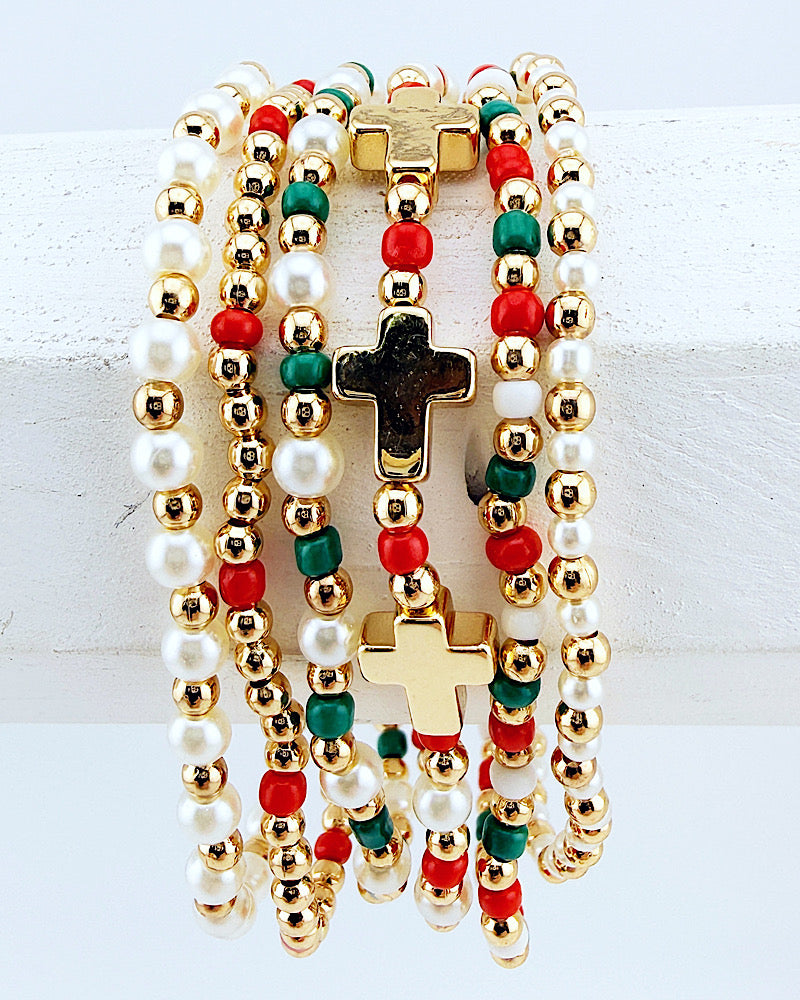 Faith 6pc Bracelet Stack