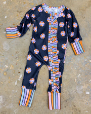 Groovy Flower Ruffle Sleeper