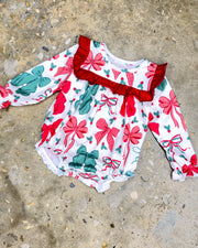 Christmas Bows Onesie