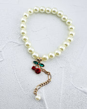 Cherry Picked Pearl Bracelet