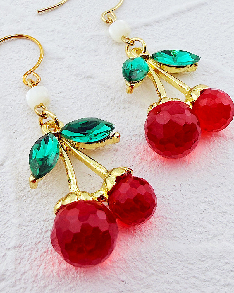 Sugar Rush Cherry Earrings