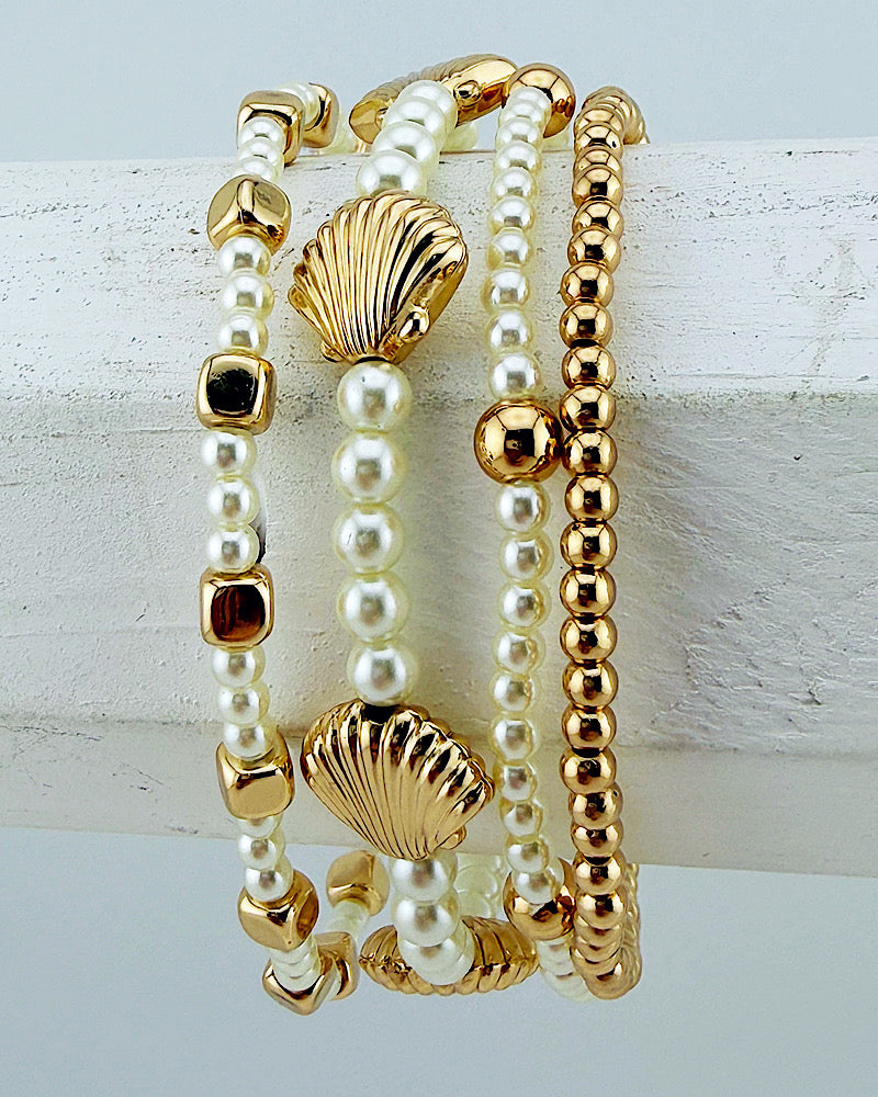 Coastal Crush 4pc Bracelet Set