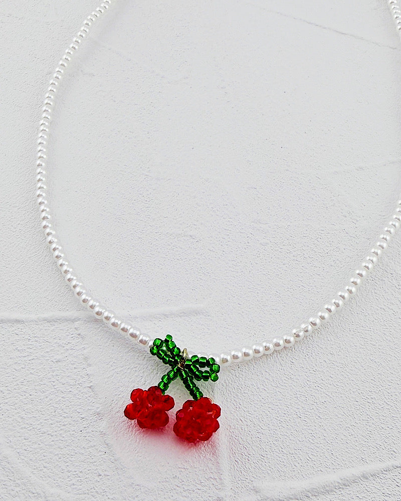 Cherry Sweet Pearl Necklace