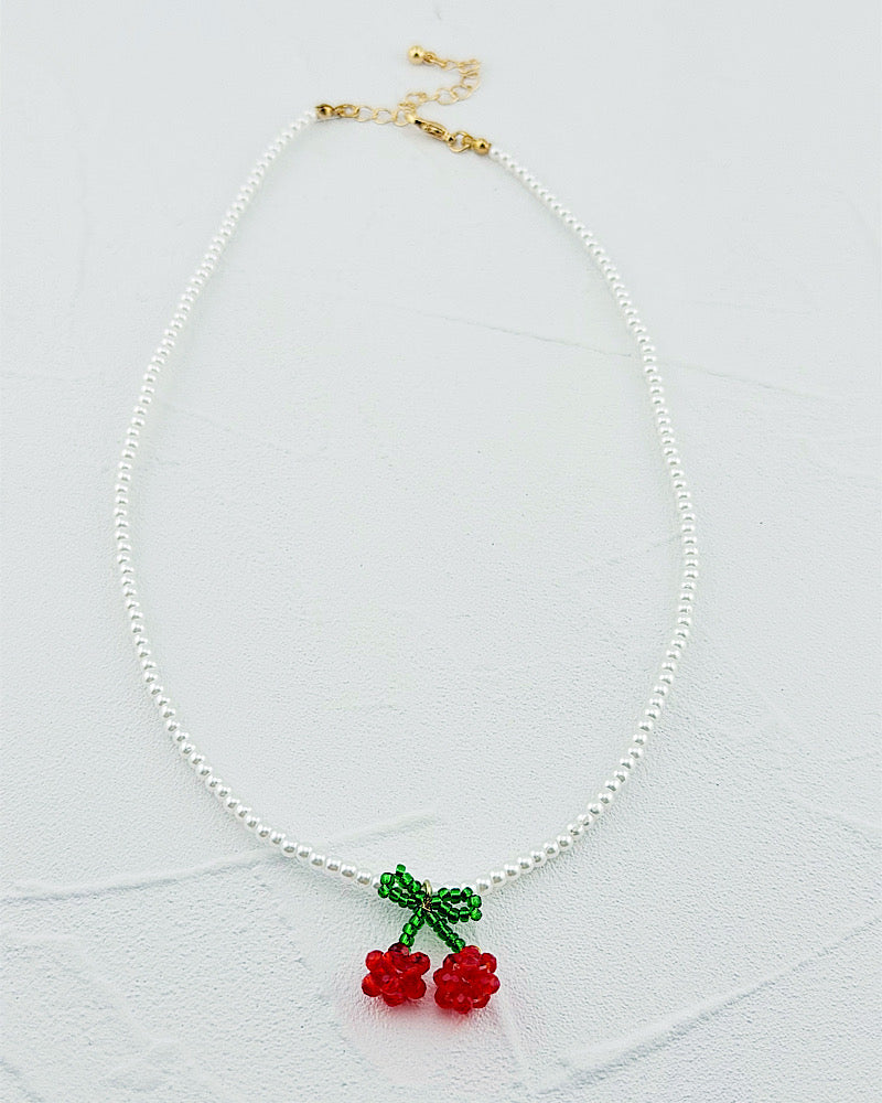 Cherry Sweet Pearl Necklace