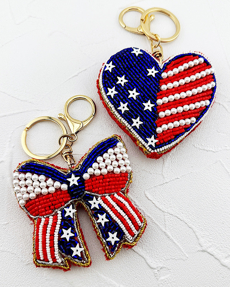 Patriotic Keychain