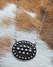 Stevie Oval Dot Necklace