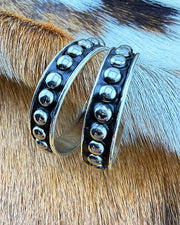 Stevie Bold Dot Hoops