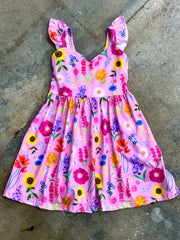 Sunflower Garden Pink Dress