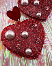 Higher Love Heart Earrings