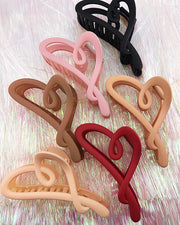 Swirly Heart Hair Clip