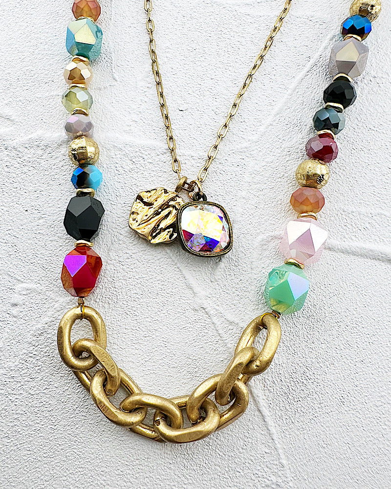 Kamille Chunky Multi Layer Necklace