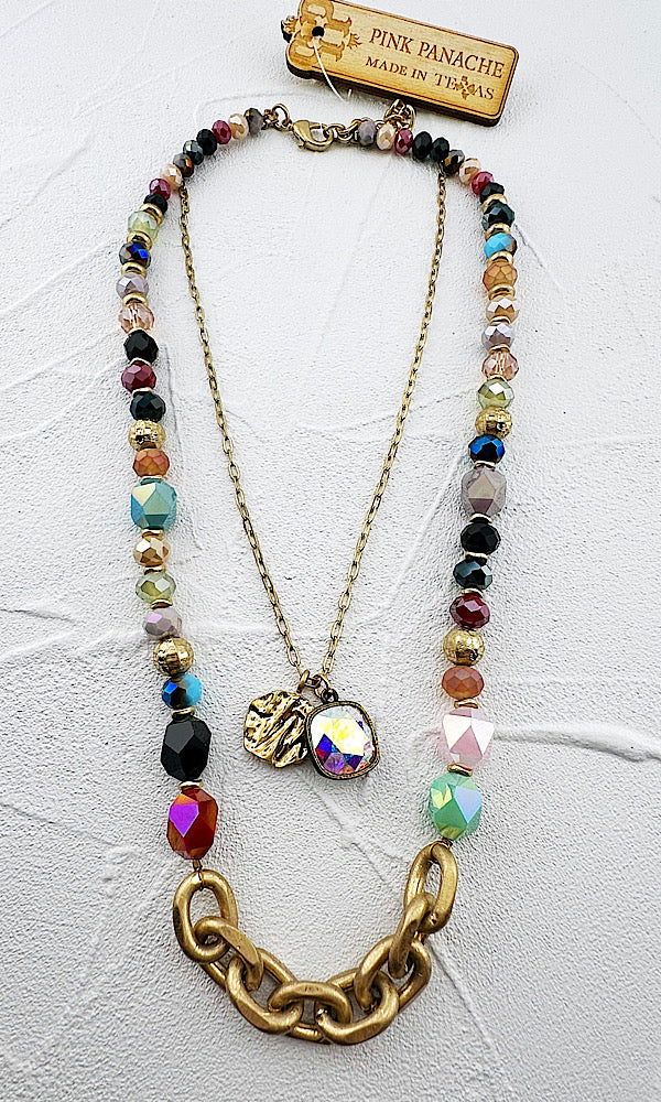 Kamille Chunky Multi Layer Necklace