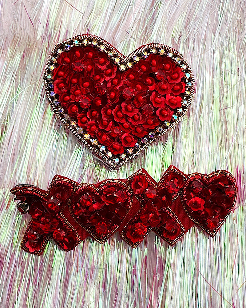 Can't Buy Me Love Brooch Set