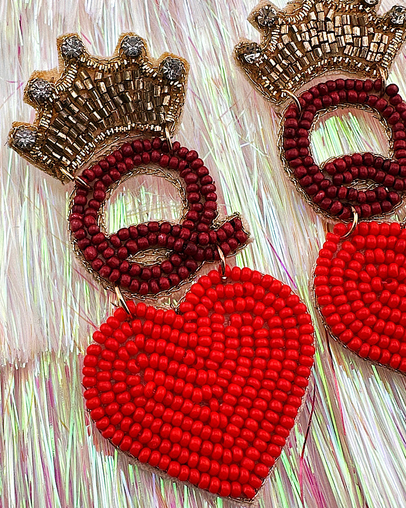 Queen Of Hearts Earrings