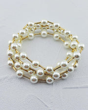 Pearl Addiction 4pc Bracelet