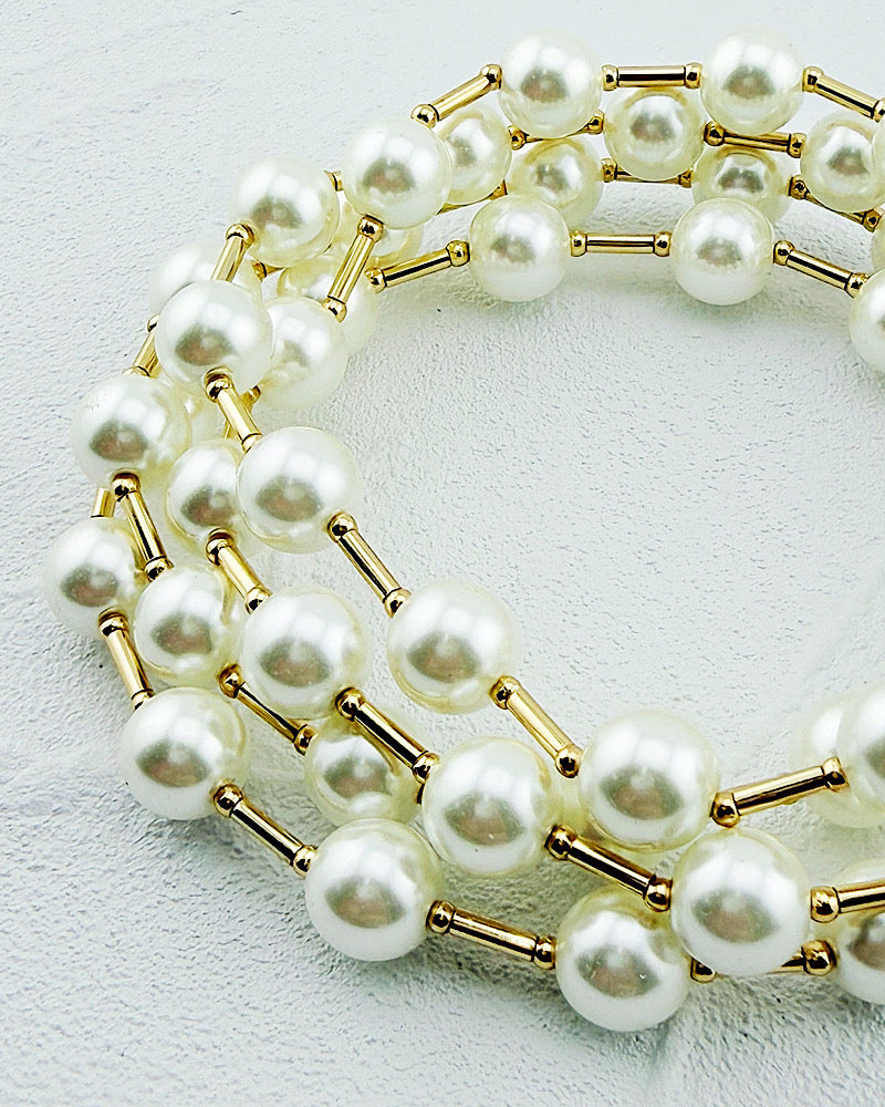 Pearl Addiction 4pc Bracelet