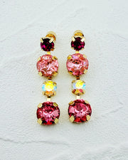 Crystal Vixen Pink Earrings