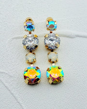 Crystal Vixen Clear Earrings