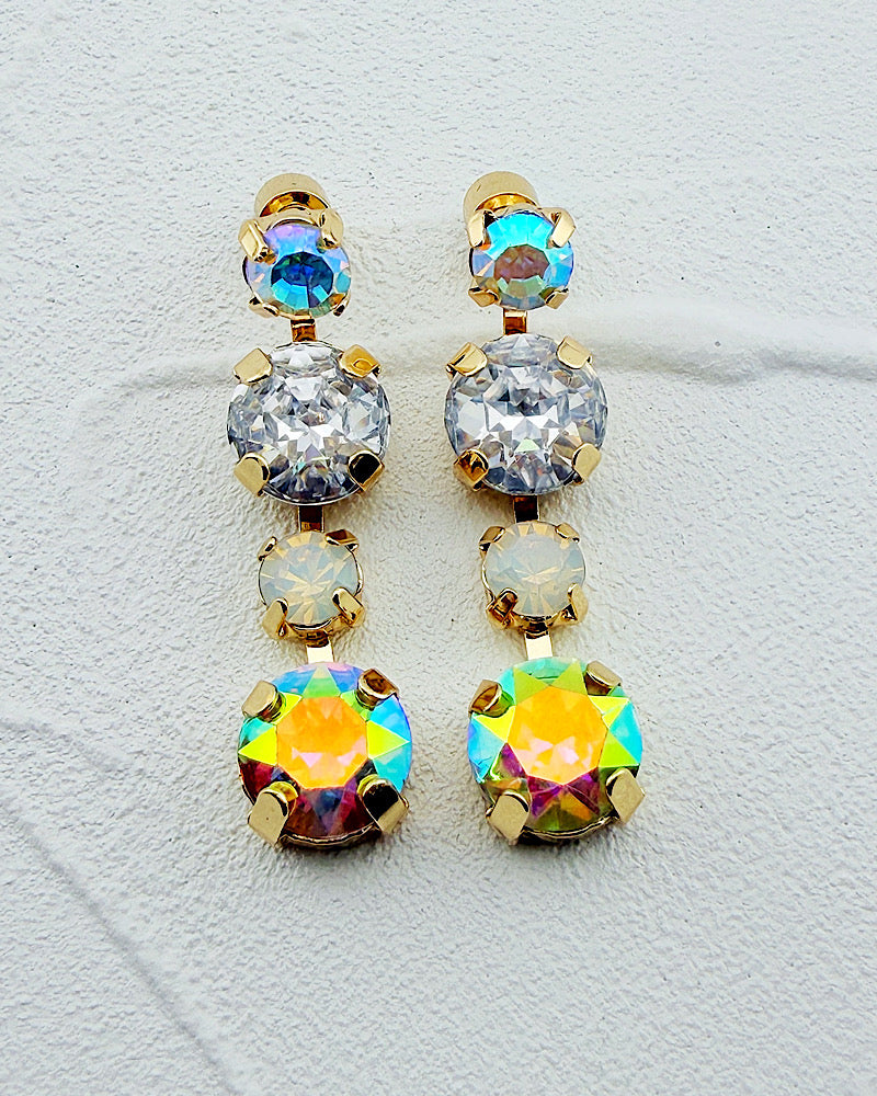 Crystal Vixen Clear Earrings