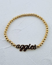 Aggies Script Bracelet