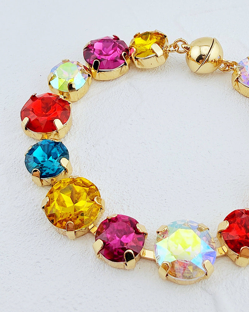 Crystal Vixen Dark Multi Bracelet